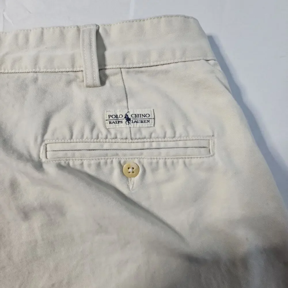Polo Ralph Lauren Andrew Pant Mens Chino Pants Khaki Relaxed Classic Cotton